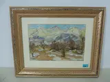 Yssykköl by Alexander E. Kosnichev, oil on paper, offered Dec 2017