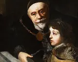 Kopie Aristoteles unterrichtet den jungen Alexander by Jan I Lievens, oil on canvas, offered Dec 2017