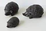 Igelfamilie by Kurt Arentz, bronze, sold Dec 2017