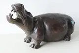 Flusspferd by Kurt Arentz, bronze, sold Dec 2017