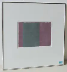 Ohne Titel by Frank Badur, 1989, watercolor, offered Dec 2017