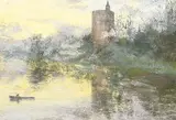 Bruges by Siebe Johannes ten Cate, 1894, pastel, sold Dec 2017
