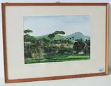 Bürglen am Rhein by Bedřich Feigl, watercolor, offered Dec 2017