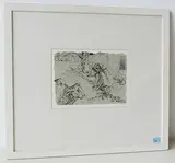 Kauernde am Strassenrand by Günther Grass, 1986, ink, sold Dec 2017