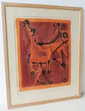 Reiter by Marino Marini, color lithograph, sold Dec 2017