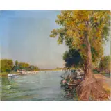 El Tigre by Lucien Laurent-Gsell, oil on canvas, sold Aug 2023