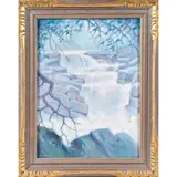 Untitled by Vladimir Shkurkin, oil on canvasboard, sold Jul 2023