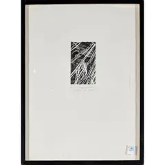 Quail Hill Ranch by C. Gregory Gummersall, 1995, woodcut, sold Jul 2023