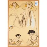 Untitled by Georges Goursat a.k.a. Sem, lithograph, sold Jul 2023