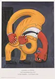 The Goodman Gallery (Red Rubber Neck Too) by Norman Clive Catherine, lithograph, sold Jul 2025