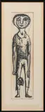 Boy by Regina Shekerjian, Woodblock Print on Rice Paper, sold Jan 2025