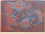 Poursuite by André Masson, 1955, Etching in Colors, sold Jan 2025
