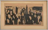 Looking Back by Ellen Rae Panero, Woodcut Print on Paper, sold Jan 2025
