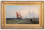 Fishing Boats by David St John, Oil on Canvas, sold Jan 2025