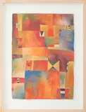 Ritmo de Fiesta" [Party Rhythm] by Antonia Guzmán, 2010, Watercolor on Paper, sold Jan 2025