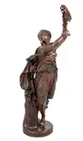 Untitled by Auguste Clésinger, 1857, Bronze Sculpture, sold Jan 2025