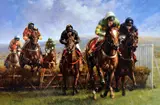 a limited edition print 302/500, signed and numbered with certificate, by Graham Isom 'istabraq', print, sold Feb 2018