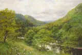 Spring time at Betws-y-Coed Signed and dated 1893 Oil on canvas 71 x 102cm; 28 x 40in ++Unlined, a repair upper left, a little paint separation, good condition by Lilian Woodcock, 1893, Oil on canvas, sold Dec 2016
