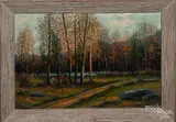 landscape by Victor Shearer, oil on canvas, sold Apr 2020