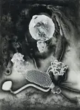 The Language Of The Tribe, Stephane Mallarme by James Gleeson, 1978, collage, pen and ink on paper, sold Apr 2010