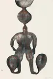 Untitled by Ricky Swallow, 1997, watercolour and pencil on paper, sold Apr 2010