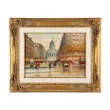 Le Pantheon by Luciano Rampaso, Oil on canvas, sold Apr 2024