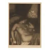 The Evening (Dreaming) by Tavík František Šimon, Mezzotint on paper, sold Apr 2024