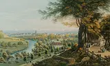 Vue de la ville de Berne by Georg Straub, aquatint, sold Dec 2017