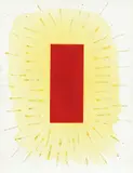 Rayonismus", 1989 by Ian Anüll, oil, sold Dec 2017