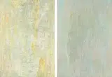 Farbtafel 31", 1982–94 / "Farbtafel 95", 1994 / "Farbtafel 100", 1982–94 / "Farbtafel 101", 1994 by Mireille Gros, oil on canvas, offered Dec 2017