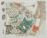 Rokokovase vor weiss by Alois Carigiet, 1969, color lithograph, offered Dec 2017