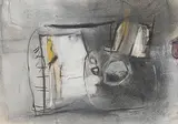 Ohne Titel by Hans Falk, 1967, mixed media, sold Dec 2017