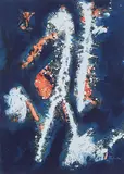 Ohne Titel by Franz Fedier, 1953, gouache, sold Dec 2017