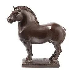 Pferd by Arnold Huggler, 1970, bronze, sold Dec 2017