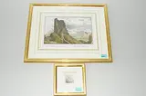 Sammelnummer mit 4 (1 kol by Bad Ragaz, steel engraving, sold Dec 2017