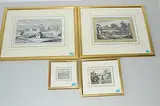 Sammelnummer mit 4 (1 lav by Rüti und Gossau, etching, offered Dec 2017