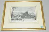 Wetzikon by Wetzikon und Hombrechtikon, etching, sold Dec 2017
