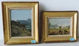 Gegenstücke by Andreas Renatus Högger, oil on canvas, offered Dec 2017