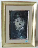 Knabenportrait by Max Kämpf, oil on canvas, sold Dec 2017