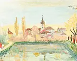 Spahis in Estavayer", um 1940/41 by Ernst Morgenthaler, tempera, offered Dec 2017