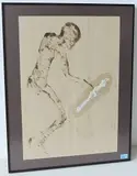 Figur mit Grundriss by Jürgen Brodwolf, 1988, mixed media, sold Dec 2017