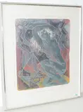 Die vier Element: "Feuer", "Wasser", "Erde" und "Luft by Hans Erni, 1974, color lithograph, sold Dec 2017
