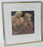 Aus: "Techne by Hans Erni, 1976, color lithograph, sold Dec 2017