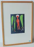 Auferstehen by Ferdinand Gehr, 1963, color woodcut, sold Dec 2017