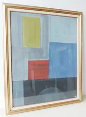 Komposition by Alexandre Rochat, 1958, gouache, sold Dec 2017