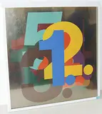 Transparent Colored Calender by Paul Talman, 1969, color screenprint, offered Dec 2017