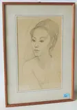 Balinesisches Mädchen by Theo Meier, pencil, offered Dec 2017