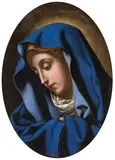 zugeschrieben Madonna genannt del Dito, nach Carlo Dolci by Bartolomeo Mancini, oil on copper, offered Sep 2017
