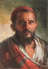 Portrait eines Mannes by Antonio Xavier Trinidade, 1926, oil on board, sold Sep 2017