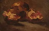 zugeschrieben Stilleben mit Granatäpfeln by Félix Ziem, oil on canvas, sold Sep 2017